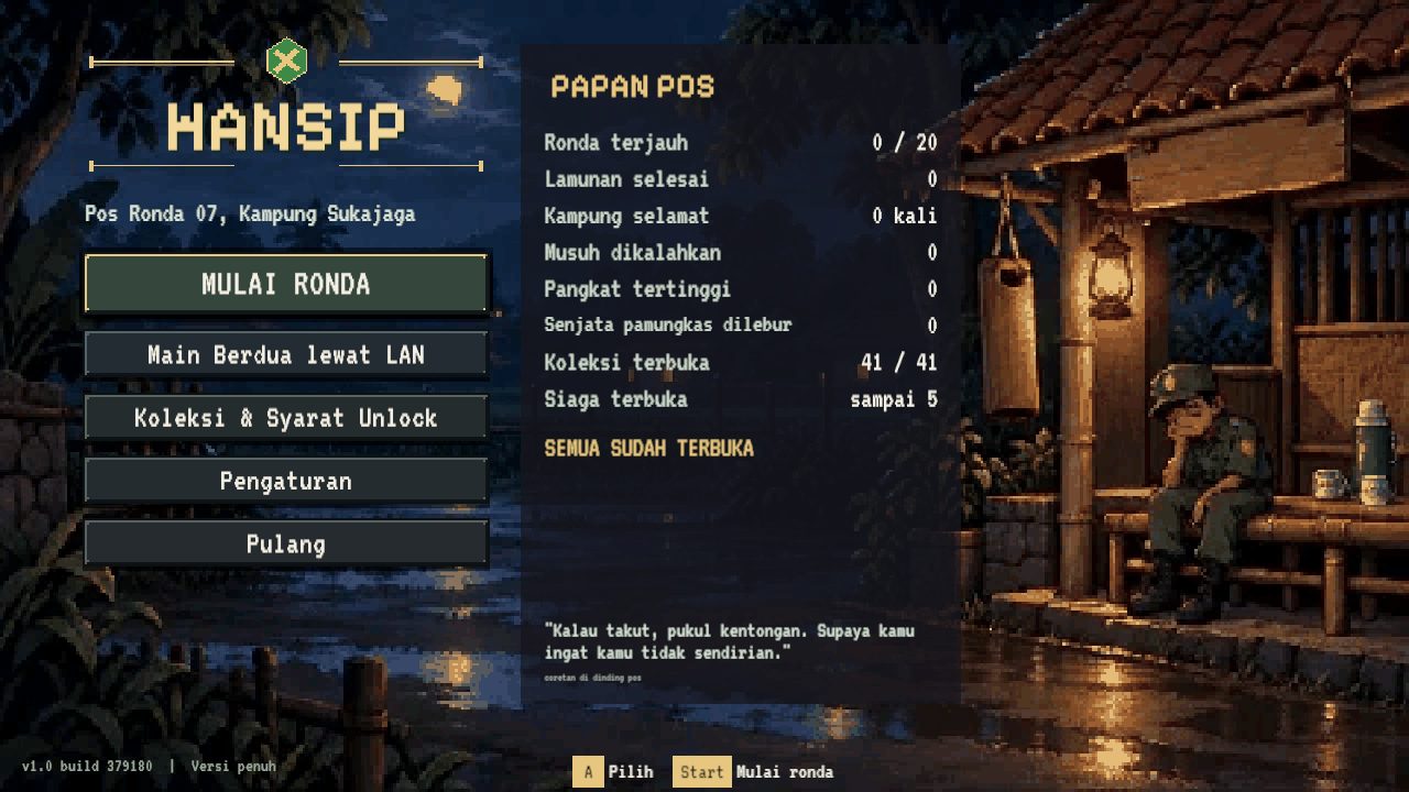 Beranda dengan Papan Pos