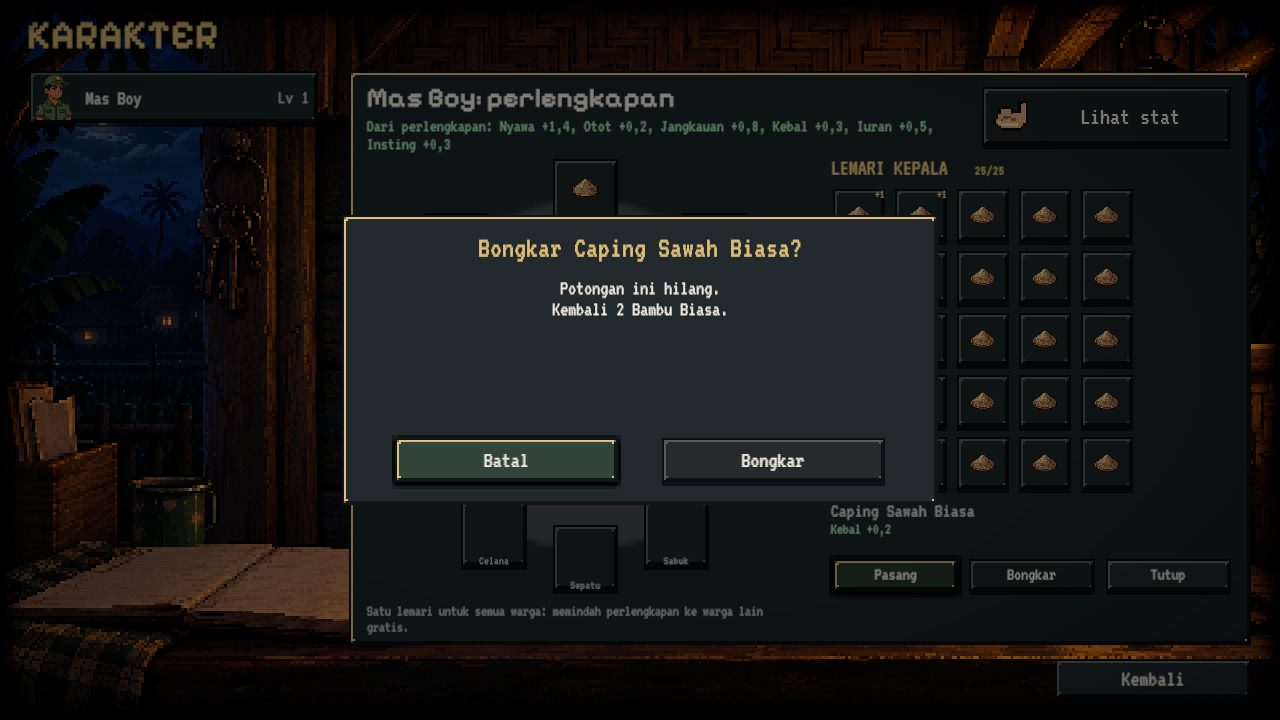 Konfirmasi bongkar